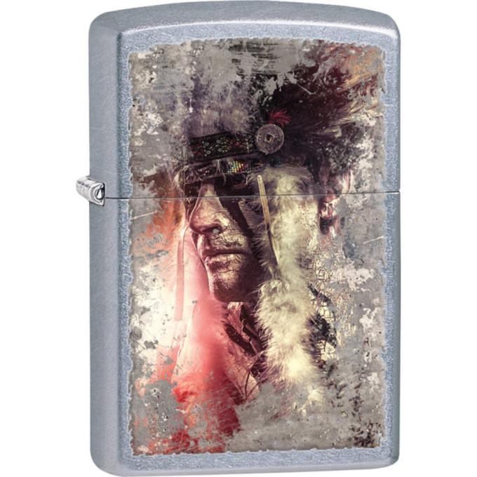 Zippo Classic 28868 — матовая серебристая зажигалка